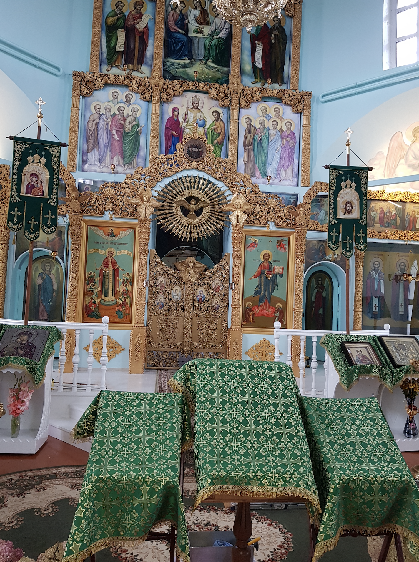 Храм Троицы Живоначальной с. Кантаурово Борский район Нижегородской области
