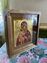 арт. 395, киот из ясеня с прямыми углами
